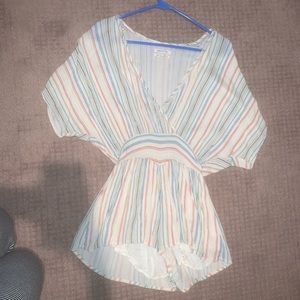 Striped Urban Outfitters romper
